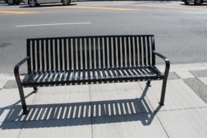 metal bench