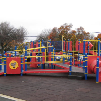 Victor School Playground with Accessible Ramps