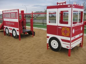 Custom Fire Truck Play Structure