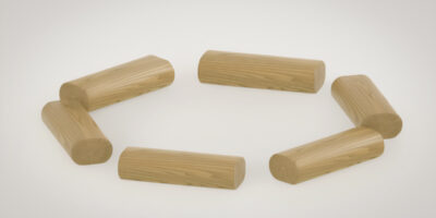 circle of logs for outdoor learning