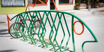 Custom Dero bike rack