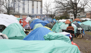 Victoria Courthouse Playground Tent City