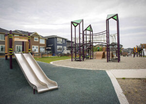 GeoNetrix Playground with Stainless Steel Slide