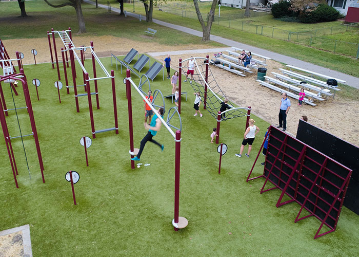 Outdoor Exercise Equipment - PlayCreation - HealthBeat® and FitCore™