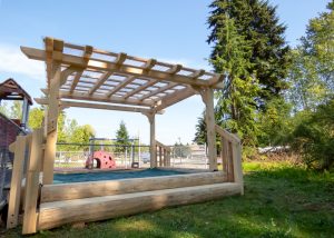Capilano Little Ones natural play structure