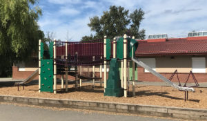 Coyote Creek Playground with climbing structures and slides