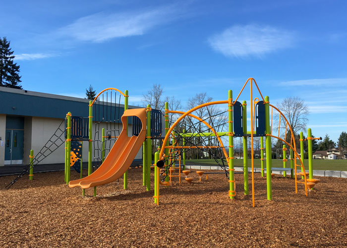 Gray Elementary play structure