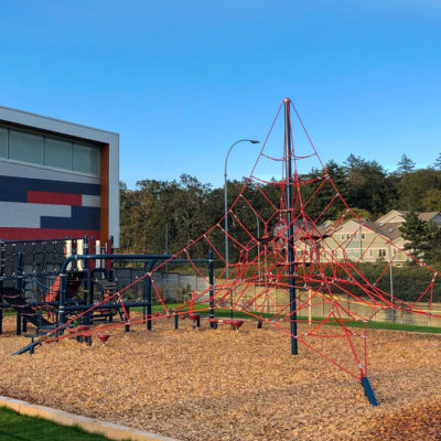 Pacific Christian School with climbing structure