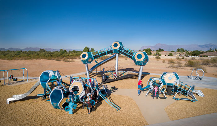 Hedra Line of Playground equipment 