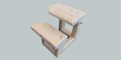 small wooden desk for outdoors