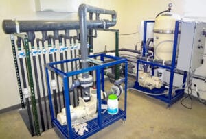 recirculation system for a water park