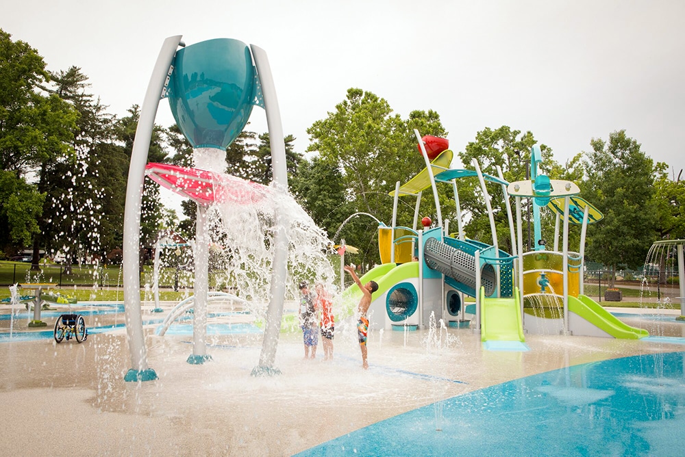 What is a splash pad?