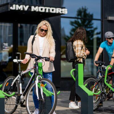 bikeep smart bike parking station
