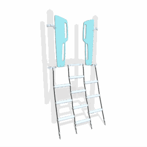 product render of a colourful playground component