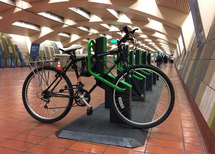 smart bike parking rack