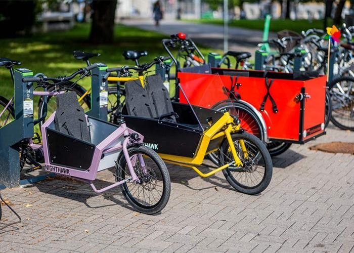 smart bike parking rack
