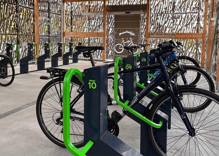 smart bike parking rack